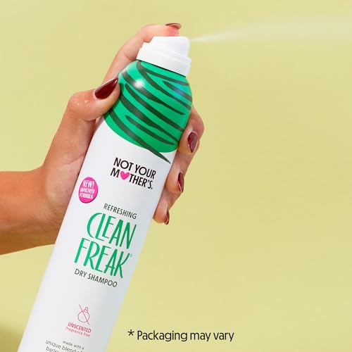 Not Your Mother's Clean Freak Unscented Dry Shampoo (3-Pack) - 7 oz - Dry Shampoo Instantly Absorbs Oil - Hair Essentials for Back to School