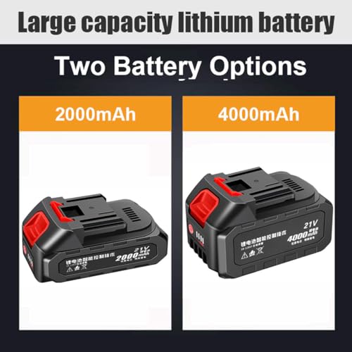 Electric Rotary Fabric Cutter, Cordless 70/90mm Cutting Machine with 2 Batteries - Automatic Sharpening for Cloth, Leather & Carpet, 35mm/45mm Cutting Thickness