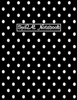 Paperback Spiral Notebook: Spiral Journal/ Notebook with Blank Pages - Total 100 Pages Sheets, Dotted Notebook, Size 8.5 x 11 Book
