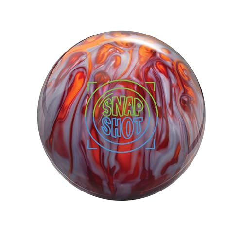 Bowlerstore Products Radical PRE-DRILLED Snapshot Bowling Ball - Orange/Scarlet/Silver 13lbs