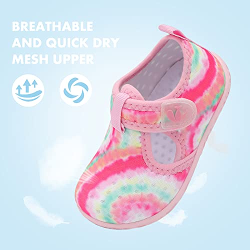 Image of FEETCITY Boys Girls Water Shoes Kids Aqua Socks Quick Dry Barefoot for Beach Swimming Pool