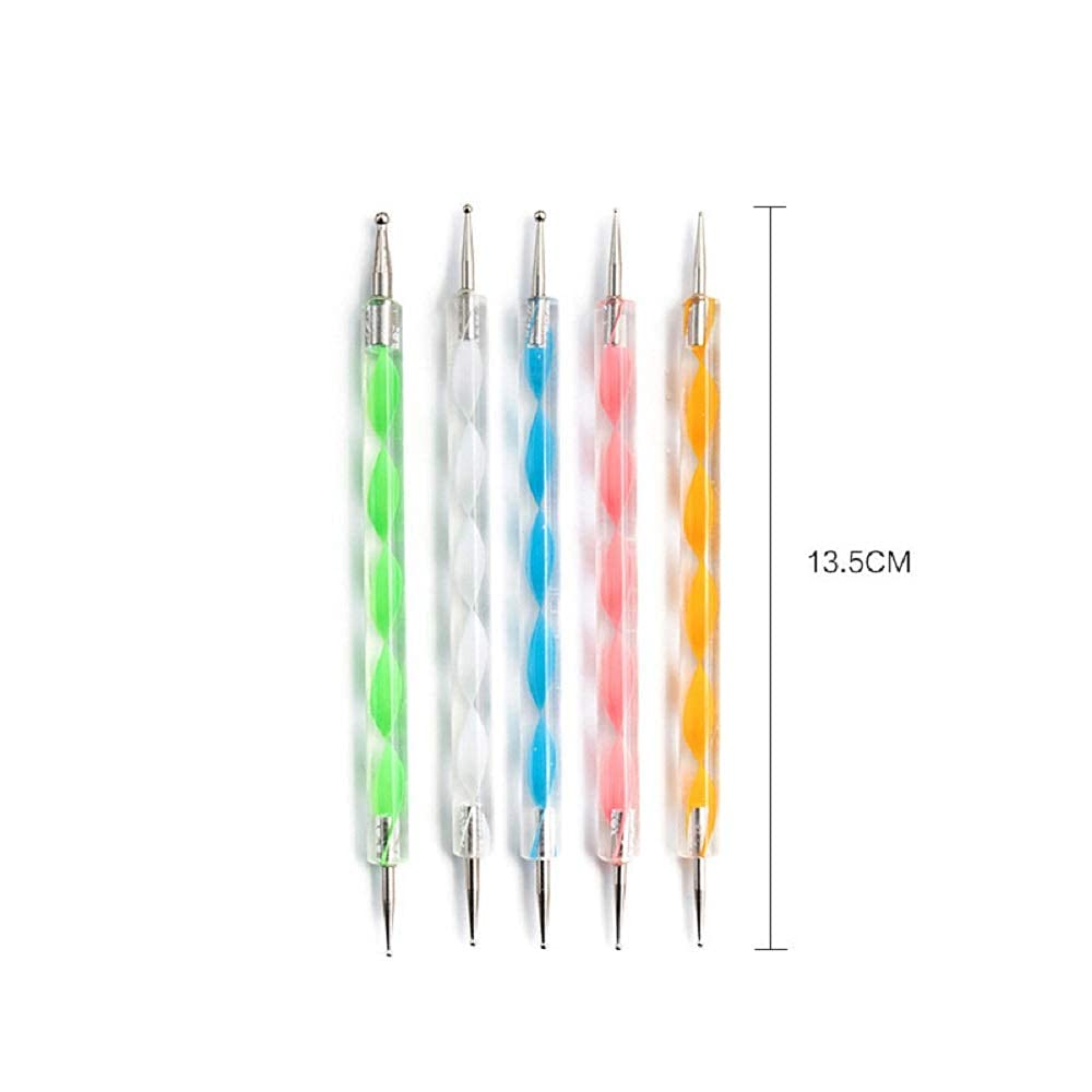 Chironal 24Pcs Painting Rocks Coloring Drawing DIY Tools Creative Mandala Dotting Tools Set - Image 7