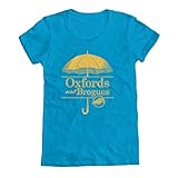 GEEK TEEZ Oxfords Not Brogues Women's T-Shirt Turquoise Small