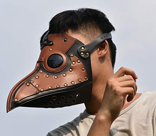 Party Story Plague Doctor Mask Novelty Costume Party Mask Full Head Steampunk Gothic Bird Mask (Only Mask) steampunk buy now online Party Story Plague Doctor Mask Novelty Costume Party Mask Full Head Steampunk Gothic Bird Mask (Only Mask) steampunk buy now online
