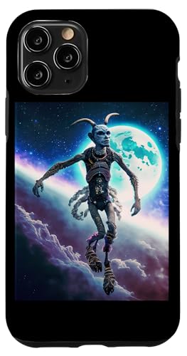 Wild Wendigo Skinwalker in Space Illustration Graphic Design �X�}�z�P�[�X iPhone 11 Pro �p