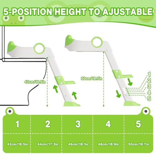 Garvee Potty Training Seat with Step Stool Ladder, Potty Training Toilet for Kids Boys Girls Toddlers, Potty Seat with Anti-Slip Pads Ladder
