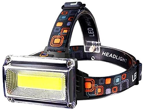 HOSMENDFOE Linterna Frontal Linterna Frontal Led con Batería Integrada, Linterna Frontal De Pesca, Linterna De Caza, Linterna Frontal De Alto Rendimiento Cover