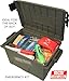MTM ACR7-18 Ammo Crate Utility Box, Ammo, survival or hunting gear storage, O-Ring seal for water resistant dry storage, Double padlock tabbed for security, Carries 65lbs of gear, Army Green