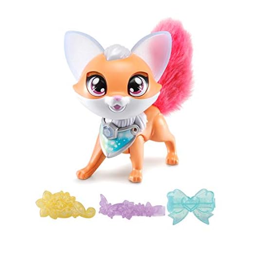 Vtech 80-530204 Mousserande – Alya räven elektronisk husdjur med tillbehör