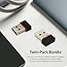 2 Pack150Mbps Free Driver Wireless USB WiFi Adapter, Single Band 2.4GHz, Free Driver only for Win10 Plug and Play