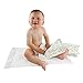 Teqler Baby-Wickelunterlagen: Wickelunterlagen mit verschiedenen Motiven für unterwegs, hygienisch mit Superabsorber 40 x 60 cm (50-er Pack)