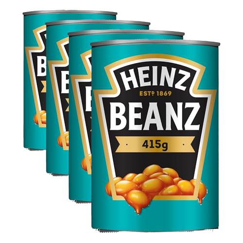 Heinz Judías Cocidas en Salsa de Tomate Lata 415g (Paquete de 4)