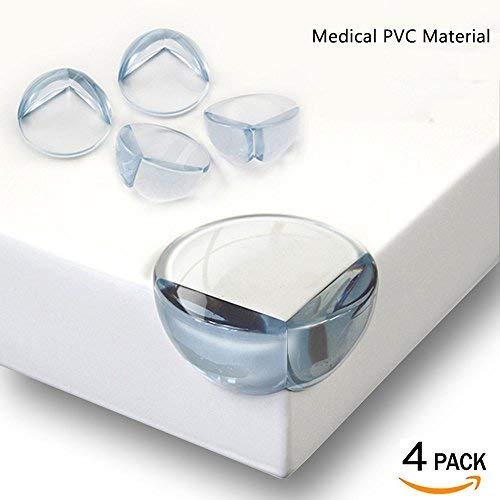 Clockbear Baby Cleaer Corner Protector,Transparent Baby Proofing Corner Guards,Home Furniture&Sharp Corner Bumper Cushion