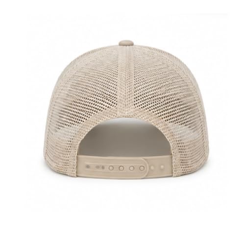 Image of Embroidered Cowboy Trucker Hat Mesh Beach Hat for Ladies and Men Summer Stars Patch Trucker Cap