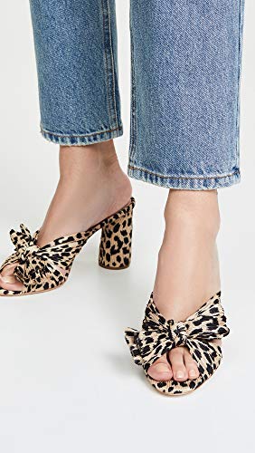 Loeffler Randall Women's Penny Heeled Sandal, Leopard, 9 #TOP2