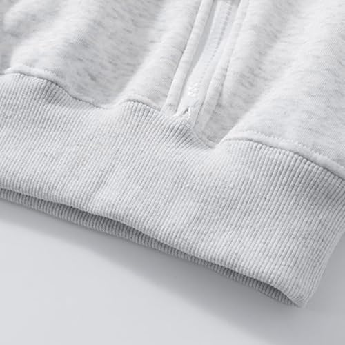 Men's Long Sleeve Hoodie Comfy Pullover Sweatshirt with Zipper Pockets Fall Y2K Fashion Outfit Streetwear4