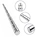 Romi Stainless Steel Urethral Sounds Penis Plug 3.54 Inch Long Trapezoidal Urethral Dilator Masturbation Rod Bladder Stimulation for Men (M)