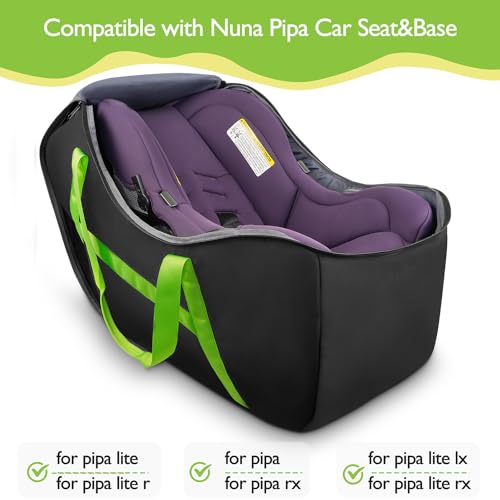 image for YOREPEK Infant Car Seat Travel Bag Compatible with All Nuna Pipa Car S