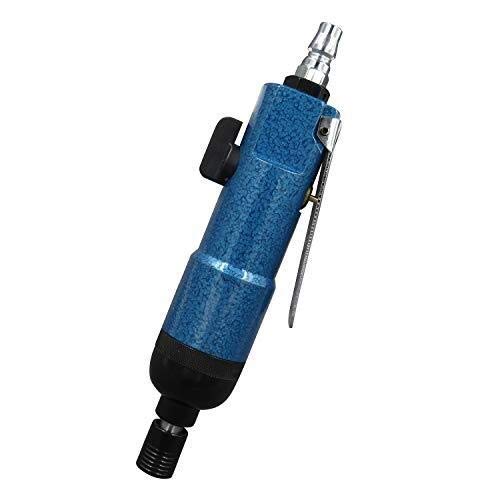 JF-XUAN High Strength Pneumatic Straight Shank Screwdriver, Powerful Wind Batch, Industrial Grade Pneumatic Tools Multifunction and Ergonomic Pneumatic Riveted Nut (Color : Blue)