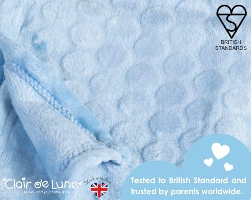 Clair de Lune | Marshmallow Baby blanket | 90 x 70cm | Essential Super Soft 100% Polyester for newborn