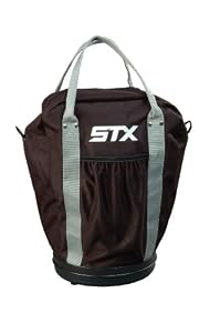 STX Lacrosse Bucket Ball Tasche Schwarz