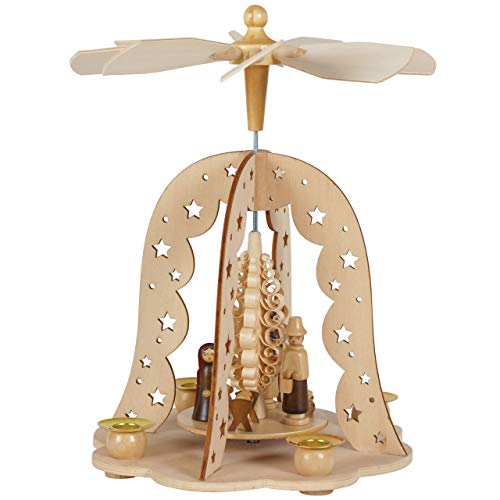 OBC Weihnachtspyramide/Glocke Krippe Natur/Pyramide Weihnachten/im...