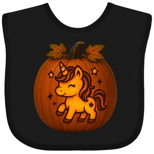 inktastic Halloween Unicorn Pumpkin Baby Bib