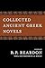 Collected Ancient Greek Novels
