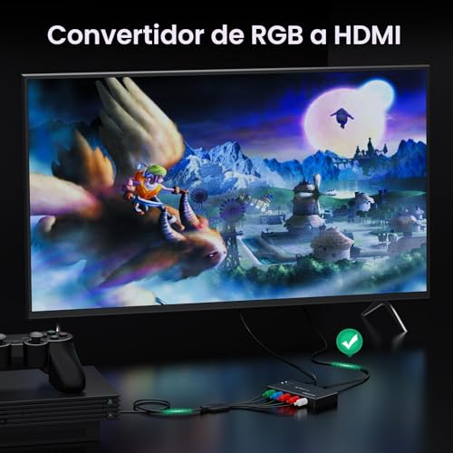 Convertidor de componente a HDMI para conectar tu PS2, PS3 o Xbox 360 a la televisión moderna 5