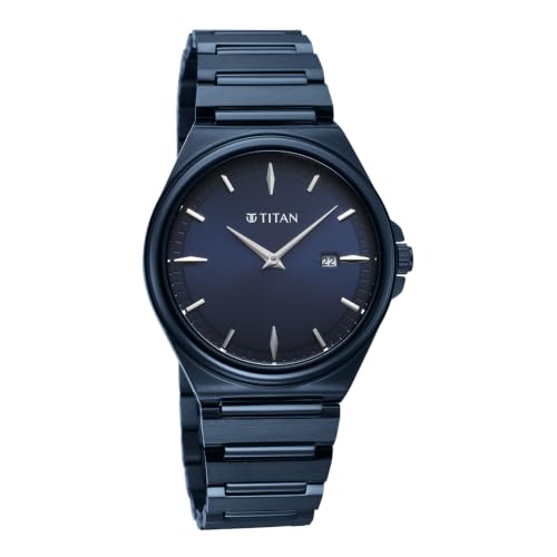 Image of Titan Classique sleekfit with Quartz Analog 2 Hands + Date@3H Stainless Steel Strap Watch for Men
