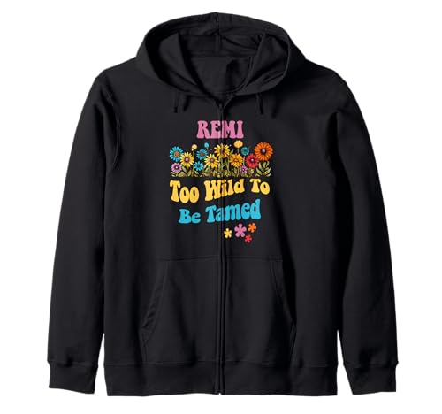 REMI Name Cute Retro Girls Wildflower REMI Name �W�b�v�p�[�J�[