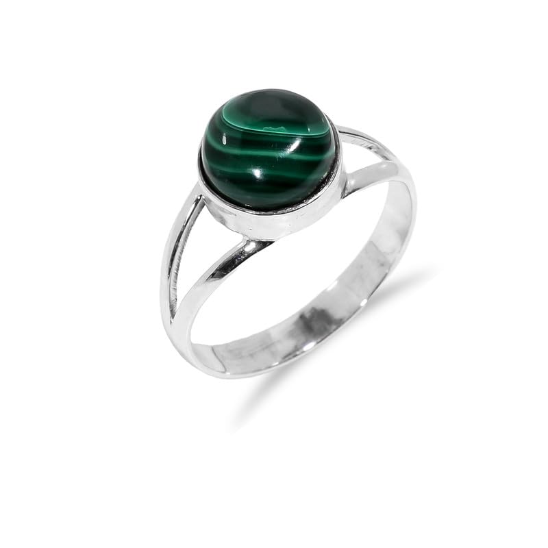 Bague malachite argent 925 : finissez-en avec les bijoux ternes grâce à ce cabochon vibrant