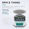 LAB FISH PRP Centrifuge Machine LC-400 8 * 2ml/5ml/10ml, 4 * 15ml Lab Tubes | Low Speed Control 500-4000RPM,Max 1717xg | Timer Function 30sec-59min