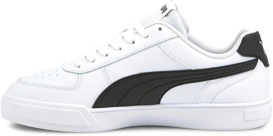 Puma Men's Caven Sneaker, White Black Black, 7.5 - Image 4
