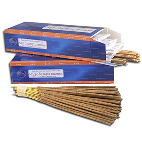 Nag Champa Gold Incense- Bulk 500 Sticks Pack (2 X 250 Stick Boxes) #TOP10