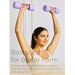 Adjustable Dumbbell Set｜2LB 3LB 4LB 5LB Light Hand Weights for Women｜One-Twist Weight Adjustment｜Non-Slip Curved Grip Handle｜Free Weights for Home Gym, Rehab, Pilates, Yoga, Strength Training - Image 3