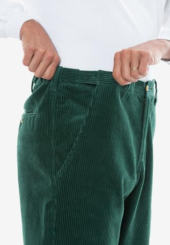 KingSize Men's Big & Tall Six-Wale Corduroy Plain Front Pants3