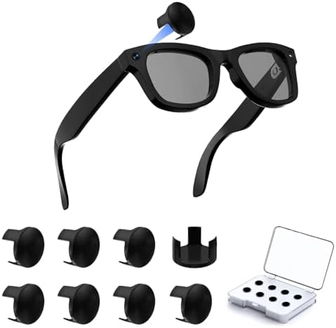 LED Light Cover Blocker Compatible with RayBan Meta Wayfarer/Skyler/Headliner & Oakley Meta HSTN Smart Glasses Accessories, 2026 NEW Camera Cover for Reduced False Alerts 8-Pack