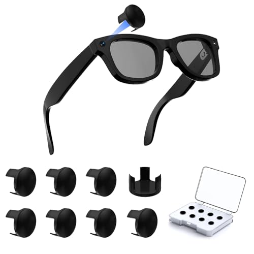 LED Light Cover Blocker Compatible with RayBan Meta Wayfarer/Skyler/Headliner & Oakley Meta HSTN Smart Glasses Accessories, 2026 NEW Camera Cover for Reduced False Alerts 8-Pack