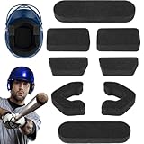 Molain Universal Baseball Helmet Padding, Helmet Padding Kits Compatible with Baseball Batting Helmets Replacement Foam Pads Kits Set Accessories Mats for Softball Players