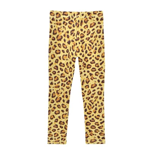 Leopard Animal Skin Print Girls Casual Leggings for Kids Printed Long Pant Bottoms Stretch and Soft2