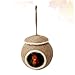 POPETPOP Hemp Rope Parrot Hammock Warm Hanging Nest for Birds Cozy Sleep Bed Climbing Bed for Parrots for Home Cage Use