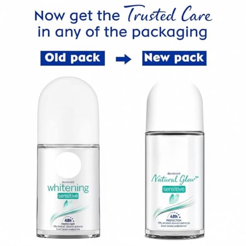 Image of Whitening Sensitive Mulethi Deodorant Roll-On for Women -50ML Each, Gentle, Alcohol-Free & Long-Lasting Underarm Care