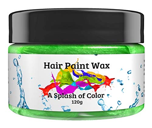 Hair Paint Wax A Splash Of Color - Green (120 Gram) | Environmentally