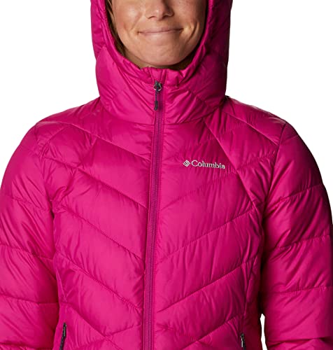 Image of Columbia Women's Omni-Heat Reflective Heavenly Hooded Hiking & Trekking Down Standard Length Jacket
