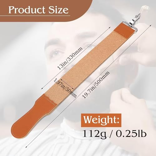 Straight Razor Strop Leather Sharpening Strap Barber Leather