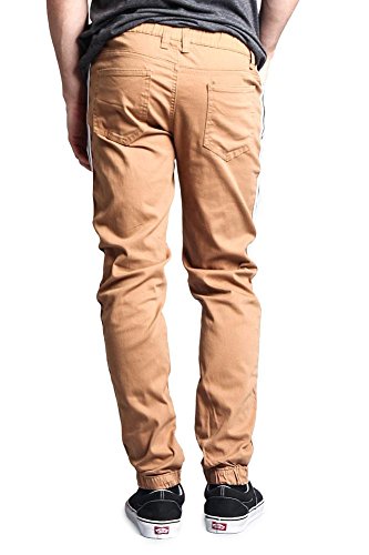 Mens Side Stripe Jogger Twill Pants4