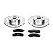 Power Stop K1923 Front Z23 Carbon Fiber Brake Pads with Drilled & Slotted Brake Rotors Kit For Ford Explorer Sport, Ford Explorer Sport Trac, Ford Ranger, Mazda B3, Mazda B4000 [Model Specific]