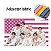 WENWELL Stray Kids Tapestry, Pink American Flag Design, 3x5 FT Polyester Wall Hanging with Brass Grommets for Bedroom Studio Decor