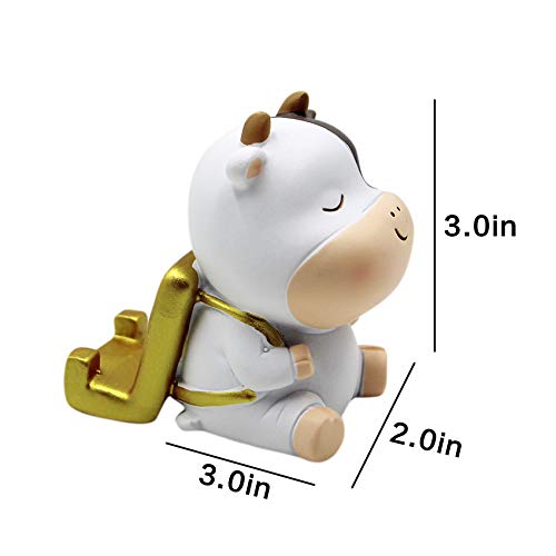 Cute Phone Holder Stand Desk Cartoon Animal Cow Cellphone Stand Mount Home Decoration Gift For Kids Women #TOP6